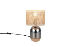 Trio Lighting Sisustusvalaisimet*pöytävalaisin Tara 33 cm E27 beige/kromattu
