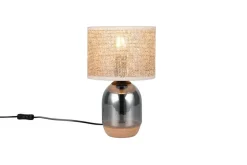 Trio Lighting Sisustusvalaisimet*pöytävalaisin Tara 33 cm E27 beige/kromattu