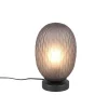 Trio Lighting Sisustusvalaisimet*pöytävalaisin Facette E27 mattamusta/savu