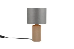 Trio Lighting Sisustusvalaisimet*pöytävalaisin Canio 27 cm E27 puu/harmaa