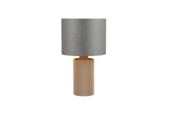Trio Lighting Sisustusvalaisimet*pöytävalaisin Canio 27 cm E27 puu/harmaa