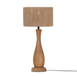 Trio Lighting Sisustusvalaisimet*pöytävalaisin Toba E27 puu/beige