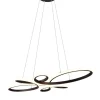 Trio Lighting Sisustusvalaisimet*riippuvalaisin Fly LED mattamusta