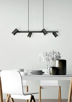 Trio Lighting Sisustusvalaisimet*riippuvalaisin Marley 4-os 80 cm GU10 mattamus