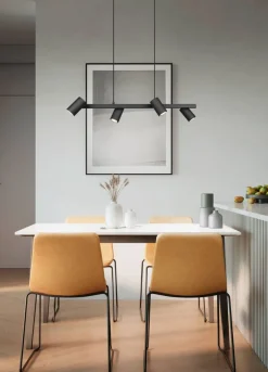Trio Lighting Sisustusvalaisimet*riippuvalaisin Marley 4-os 80 cm GU10 mattamus