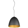 Trio Lighting Sisustusvalaisimet*riippuvalaisin Tilda 40 cm E27 mattamusta/kult