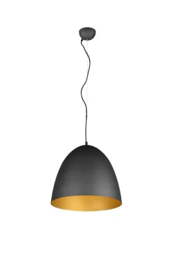 Trio Lighting Sisustusvalaisimet*riippuvalaisin Tilda 40 cm E27 mattamusta/kult