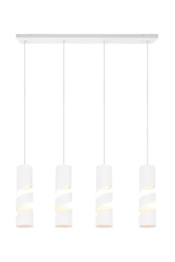 Trio Lighting Sisustusvalaisimet*riippuvalaisin Stream 4-os GU10 mattavalkoinen