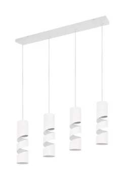 Trio Lighting Sisustusvalaisimet*riippuvalaisin Stream 4-os GU10 mattavalkoinen