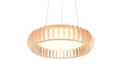 Trio Lighting Sisustusvalaisimet*riippuvalaisin Monte LED 60 cm valkoinen/puu