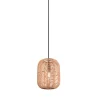 Trio Lighting Sisustusvalaisimet*riippuvalaisin Runa 25 cm E27 mattamusta/sisal