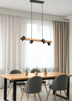 Trio Lighting Sisustusvalaisimet*riippuvalaisin Marley 4-os 80 cm GU10 mattamus