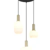 Trio Lighting Sisustusvalaisimet*riippuvalaisin Diva 3-os E27 mattamessinki/val