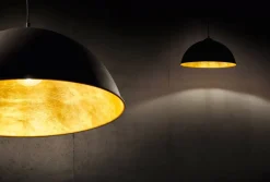 Trio Lighting Sisustusvalaisimet*riippuvalaisin Romino II E27 mattamusta/kulta