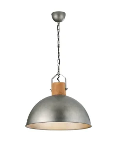 Trio Lighting Sisustusvalaisimet*riippuvalaisin Delhi E27 antiikkiteräs