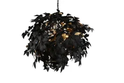 Trio Lighting Sisustusvalaisimet*riippuvalaisin Leavy 70 cm 4xE14 mattamusta
