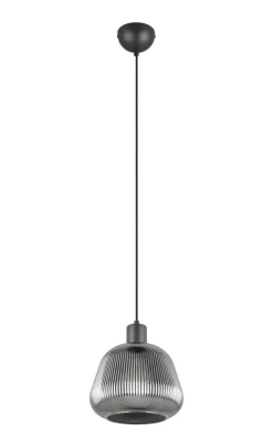 Trio Lighting Sisustusvalaisimet*riippuvalaisin Tarifa 1-os E27 mattamusta/krom