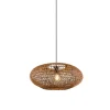 Trio Lighting Sisustusvalaisimet*riippuvalaisin Hedda E27 mattamusta/sisal
