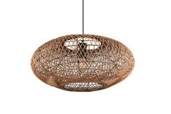 Trio Lighting Sisustusvalaisimet*riippuvalaisin Hedda E27 mattamusta/sisal
