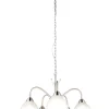 Trio Lighting Sisustusvalaisimet*riippuvalaisin Dobby 5-os E27 harjattu teräs/a