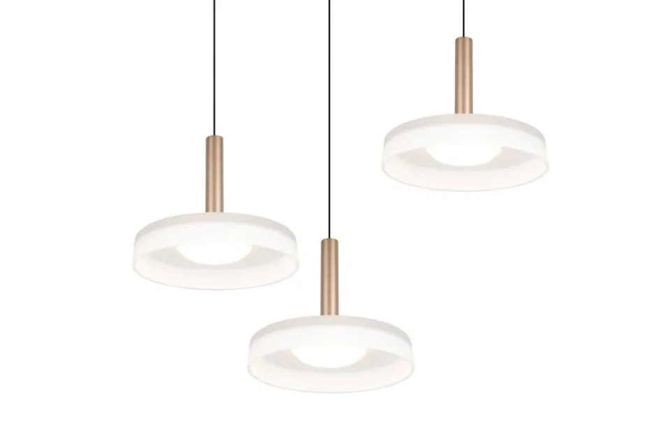 Trio Lighting Sisustusvalaisimet*riippuvalaisin Celeste LED 3-os kahvinruskea
