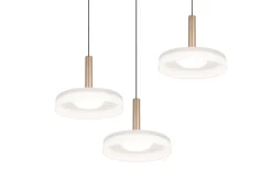 Trio Lighting Sisustusvalaisimet*riippuvalaisin Celeste LED 3-os kahvinruskea