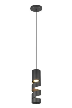 Trio Lighting Sisustusvalaisimet*riippuvalaisin Stream 1-os GU10 mattamusta