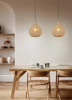 Trio Lighting Sisustusvalaisimet*riippuvalaisin Janne 35,5 cm E27 beige