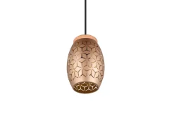 Trio Lighting Sisustusvalaisimet*riippuvalaisin Bidar 1-os E27 kahvinruskea