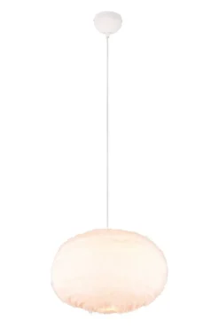 Trio Lighting Sisustusvalaisimet*riippuvalaisin Furry 50 cm E27 hiekanvalkoinen