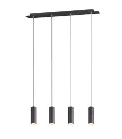 Trio Lighting Sisustusvalaisimet*riippuvalaisin Marley 4-os 75 cm GU10 mattamus
