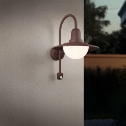 Trio Lighting Ulkovalaisimet*seinävalaisin Norman E27 rustiikki liiketunnis