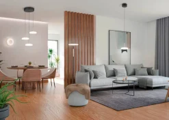 Trio Lighting Sisustusvalaisimet*seinävalaisin Celeste LED mattamusta/valkoinen