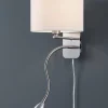 Trio Lighting Sisustusvalaisimet*seinävalaisin Hotel lukuvalolla E14 + LED valk