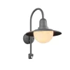 Trio Lighting Ulkovalaisimet*seinävalaisin Norman E27 antrasiitti liiketunn