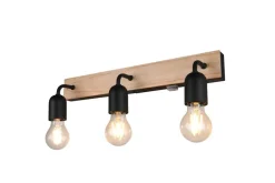 Trio Lighting Sisustusvalaisimet*seinävalaisin Arturo H2O 3-os E27 puu/mattamus