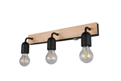 Trio Lighting Sisustusvalaisimet*seinävalaisin Arturo H2O 3-os E27 puu/mattamus