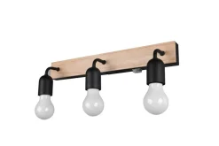 Trio Lighting Sisustusvalaisimet*seinävalaisin Arturo H2O 3-os E27 puu/mattamus