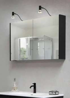 Trio Lighting Sisustusvalaisimet*seinävalaisin Giada H2O 1-os GU10 mattamusta
