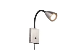 Trio Lighting Sisustusvalaisimet*seinävalaisin Wanda GU10 harjattu teräs