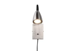 Trio Lighting Sisustusvalaisimet*seinävalaisin Wanda GU10 harjattu teräs