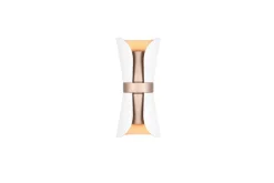 Trio Lighting Sisustusvalaisimet*seinävalaisin Coat 2xGU10 mattavalkoinen/kahvi