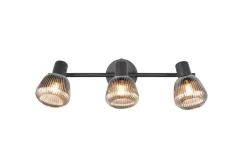 Trio Lighting Sisustusvalaisimet*spottivalaisin Tarifa 3-os E14 mattamusta/krom