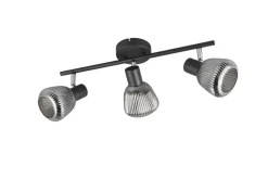 Trio Lighting Sisustusvalaisimet*spottivalaisin Tarifa 3-os E14 mattamusta/krom