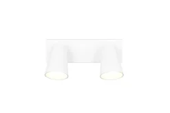 Trio Lighting Sisustusvalaisimet*spottivalaisin Sharp 2-os GU10 mattavalkoinen/