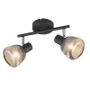 Trio Lighting Sisustusvalaisimet*spottivalaisin Tarifa 2-os E14 mattamusta/krom