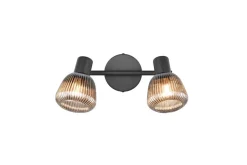 Trio Lighting Sisustusvalaisimet*spottivalaisin Tarifa 2-os E14 mattamusta/krom