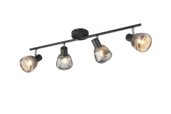 Trio Lighting Sisustusvalaisimet*spottivalaisin Tarifa 4-os E14 mattamusta/krom