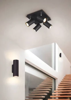 Trio Lighting Sisustusvalaisimet*spottivalaisin Marley 4-os GU10 mattamusta