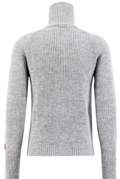 Ulvang Paidat Ja Neuleet*neule Rav Sweater w/zip 11294 Grey Melange/Arabian Spice